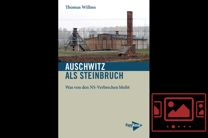 Das slideshow-Fenster mit begleitenden Bildern zur Veranstaltung '„Auschwitz als Steinbruch“ - Der Autor Thomas Willms liest im Foyer des Stadttheaters aus seinem Buch.' anzeigen ...
