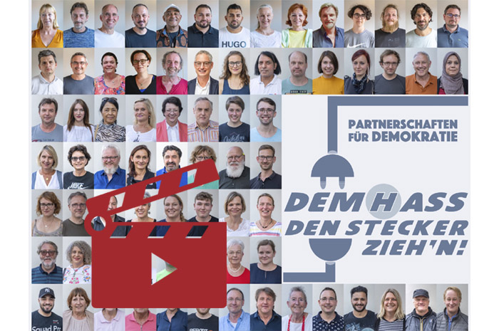 Das Video-Fenster 'Der Clip zur Kampagne :: Dem Hass den Stecker zieh’n!' anzeigen ...