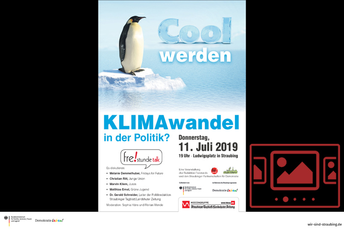 Impressionen zur Veranstaltung „Freistunde Talk - Klimawandel und Politik“ anzeigen ...