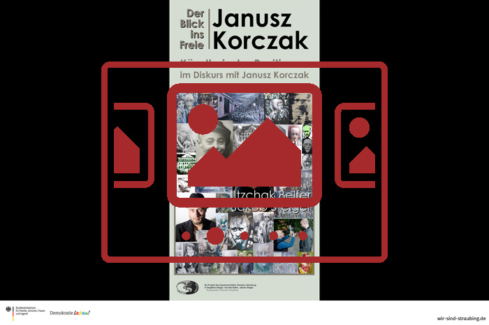 Das slideshow-Fenster zu den Bildern zur 'kreativen Auseinandersetzung mit Janusz Korczak durch 2 Künstler aus 2 Generationen' anzeigen ...