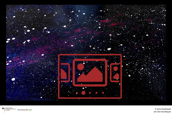 Impressionen zu unserem Projekt „Kunst bewegt – Achtsam für Menschlichkeit - Die Kunstwerke 1“ anzeigen ...