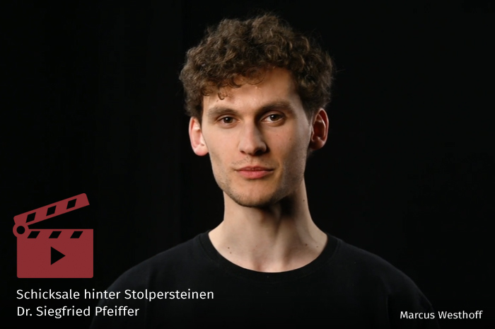 Das Video-Fenster 'Schicksale hinter Stolpersteinen :: In Zusammenarbeit mit Studentinnen und Studenten der Hochschule für Musik und Darstellende Kunst / Institut für Sprechkunst und Kommunikationspädagogik – Stuttgart' anzeigen ...