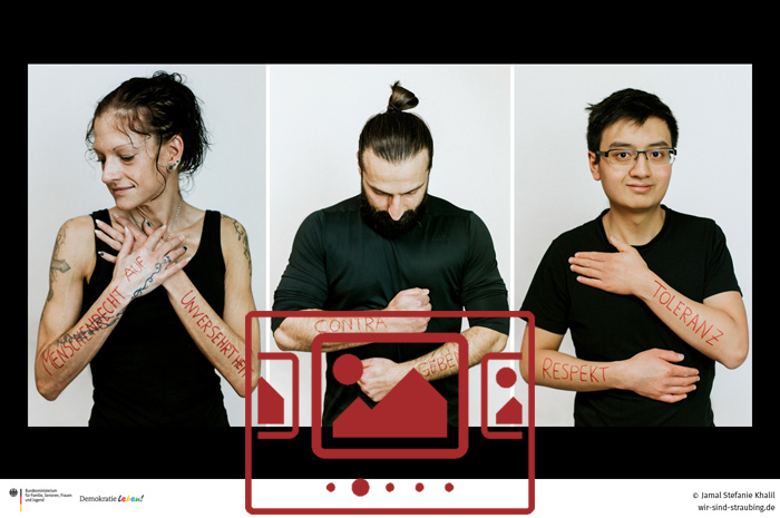 Das slideshow-Fenster mit Bildern zur Foto-Aktion 'Toleranz Mensch :: Zwei Fotoprojekte zum Nachdenken' anzeigen ...