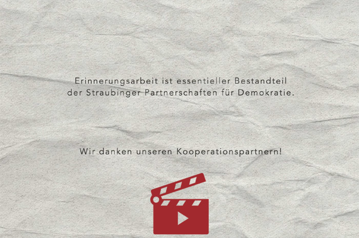 Das Video-Fenster '#WeRemember' anzeigen ...