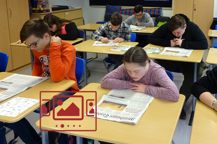 Impressionen zu unserem Themenschwerpunkt „Zeitung in die Schule / Schule in die Zeitung“ (ZIS) anzeigen ...