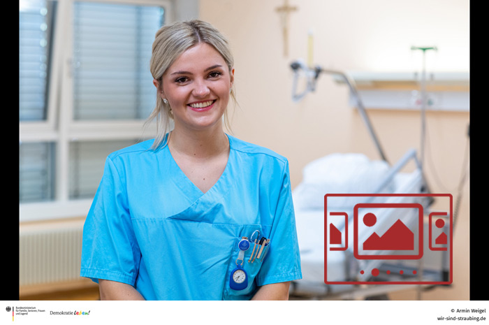 Das slideshow-Fenster mit begleitenden Bildern und Impressionen - VOL. 3 - 'Die Kranken- und Gesundheitspflegerin Magdalena Eder ist zu Gast in der Freistunde Show – Ein Portrait' anzeigen ...