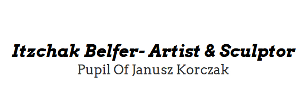 Das Logo von Itzchak Belfer - Holocaus Artist & Sculptor