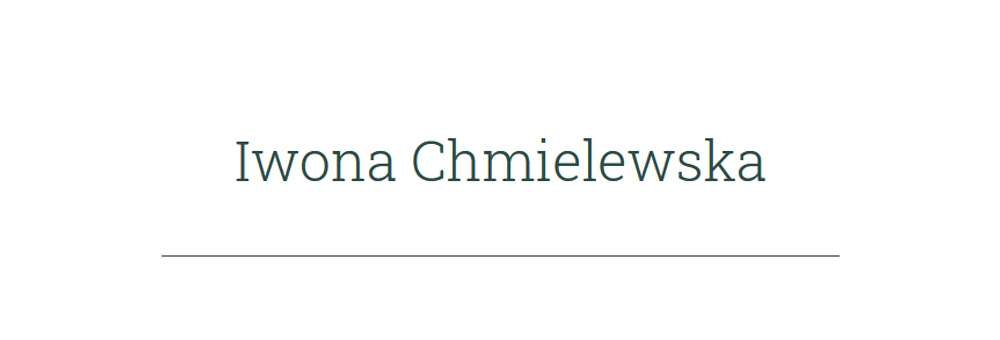 Das Logo von Iwona Chmielewska